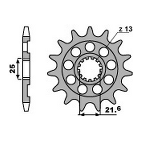 PBR Chain sprocket 520 464214113