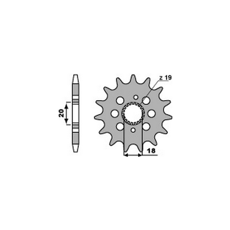 PBR Chain sprocket 420 464215715