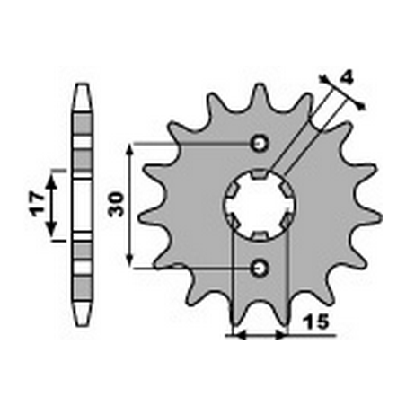 PBR Chain sprocket 428 46427414