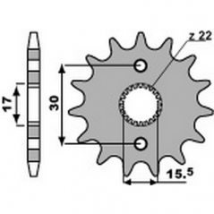 PBR Chain sprocket 420 46433215