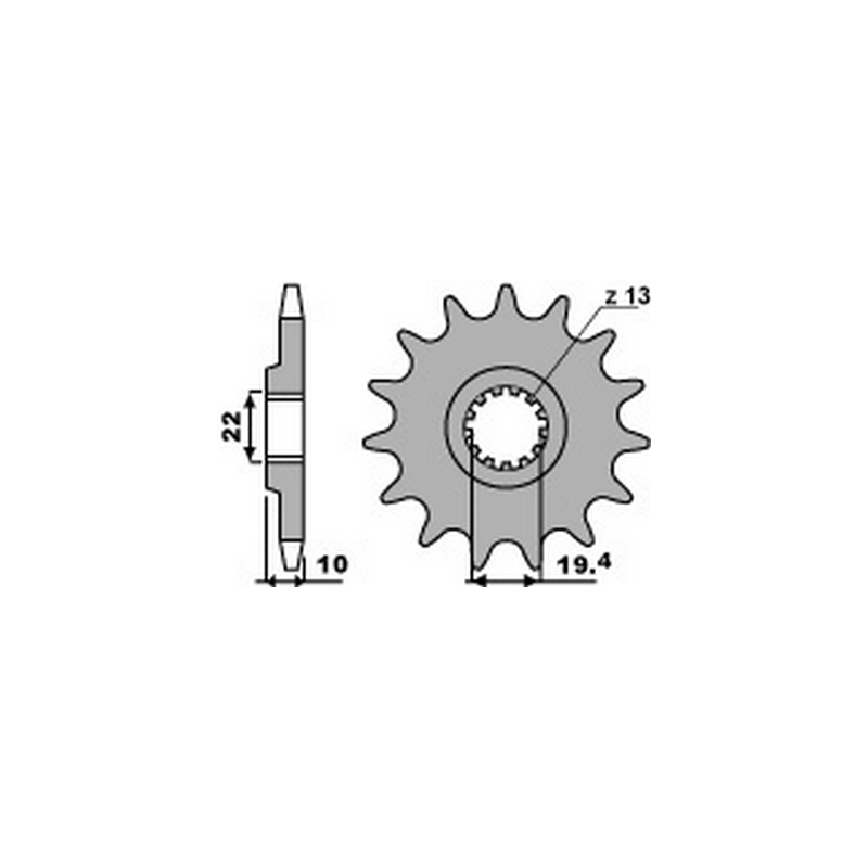 PBR Chain sprocket 520 46443515