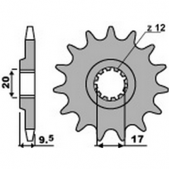PBR Chain sprocket 420 464700514