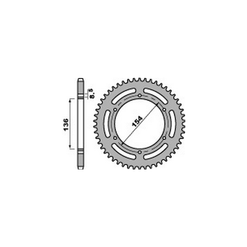 PBR Steel transmission plate crown 520 47000132