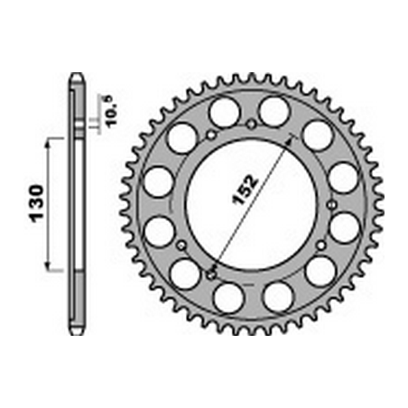 PBR Steel transmission plate crown 530 47000366
