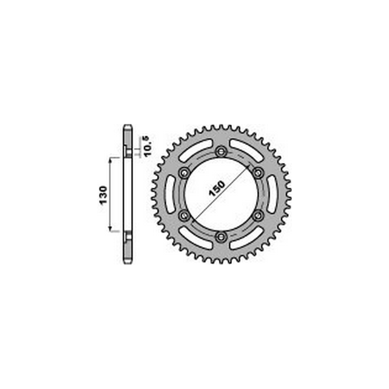 PBR Steel transmission plate crown 520 47023646