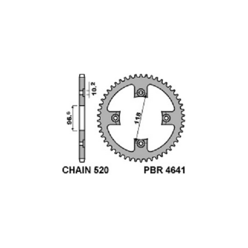 PBR Steel reinforced crown 520 4641 47464142