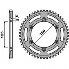 PBR Steel transmission plate crown 520 476450745