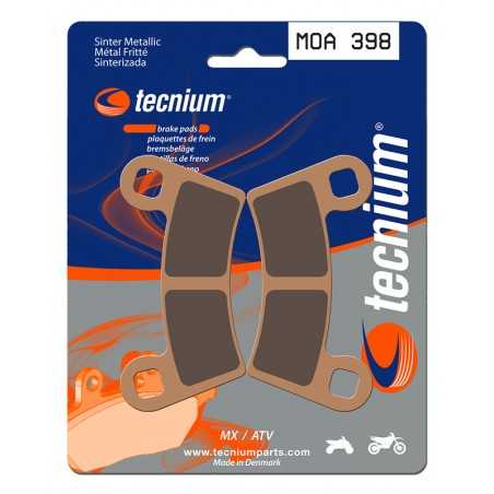 TECNIUM Pastillas de freno sinterizadas para moto MOA398 ATV 383987