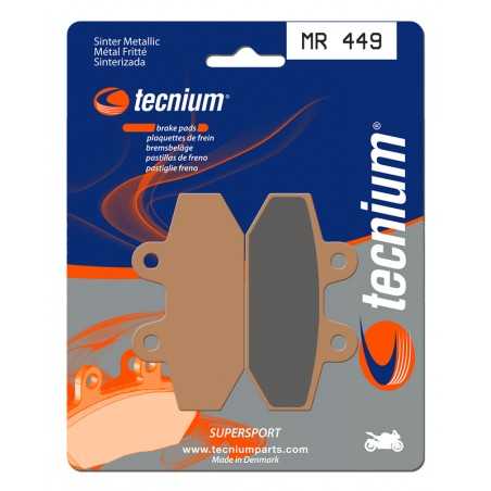 TECNIUM Pastillas de freno traseras moto sinterizadas MR449 40000102
