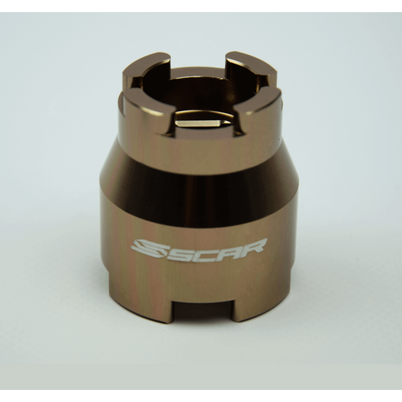 SCAR Llave 2 en 1 para desmontar tapones de horquilla WP 890563