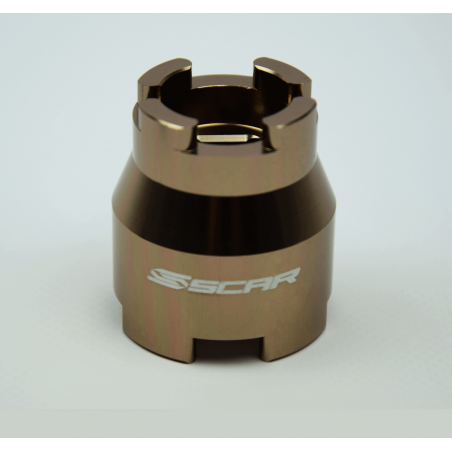 SCAR Llave 2 en 1 para desmontar tapones de horquilla WP 890563
