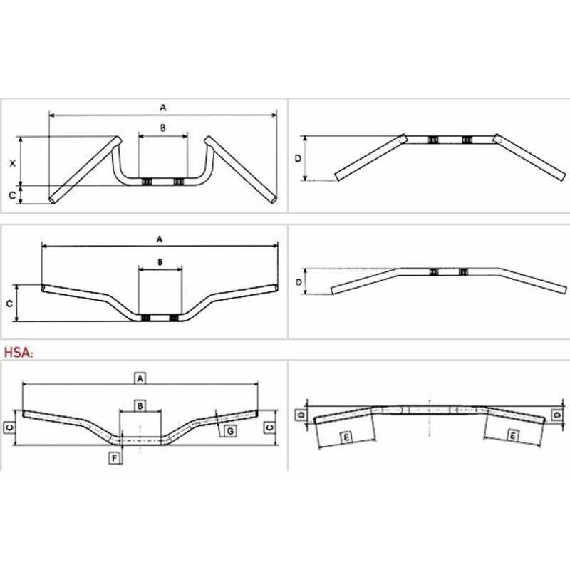 TOMMASELLI High steel handlebar 871942