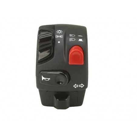 DOMINO Left button horn + turn signal + lights L45 MM 874018