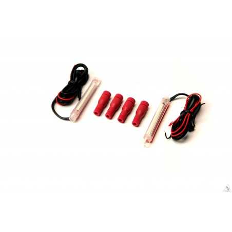 DENALI Kit de 2 tiras intermitentes ambar adhesivos 70 MM 63100052