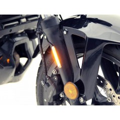 DENALI Kit of 2 strips of adhesive amber turn signals 70 MM 63100052