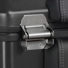 SHAD Rear trunk or aluminum motorcycle suitcase TR37 TERRA BLACK EDITION D0TR37100B
