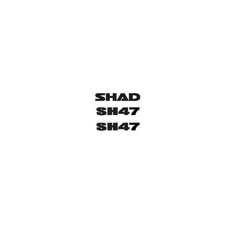 SHAD Recambio de conjunto adhesivos para baul SH47 D1B47ETR