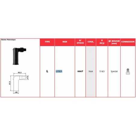 NGK PIPE, SPARK PLUG L05EA L05EA