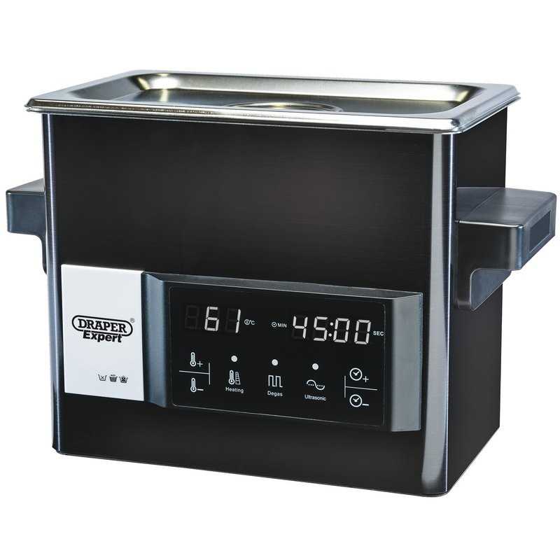 DRAPER Tanque de limpieza por ultrasonido 3 L 51000009