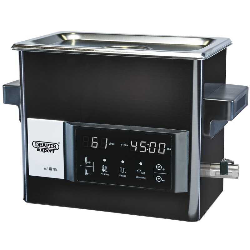 DRAPER Tanque de limpieza por ultrasonido 9 L 51000011