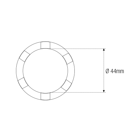 MOTION PRO Vaso almenado 44MM 3/8 890128