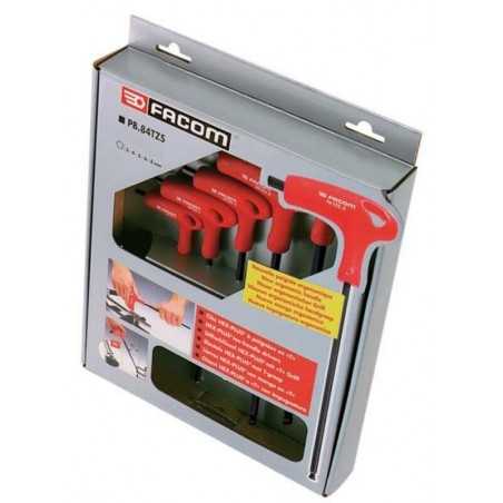 FACOM Set of 6-sided male wrenches 6 U T/L 890684