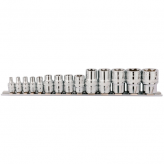 DRAPER Set of 14 torx sockets 1/2-3/8'' 89101156