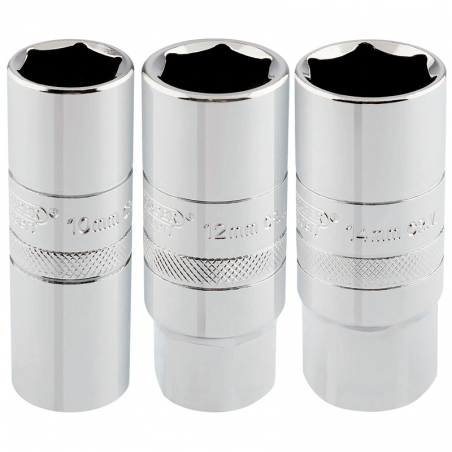 DRAPER Juego de 3 vasos para bujias 1/2' 89101173