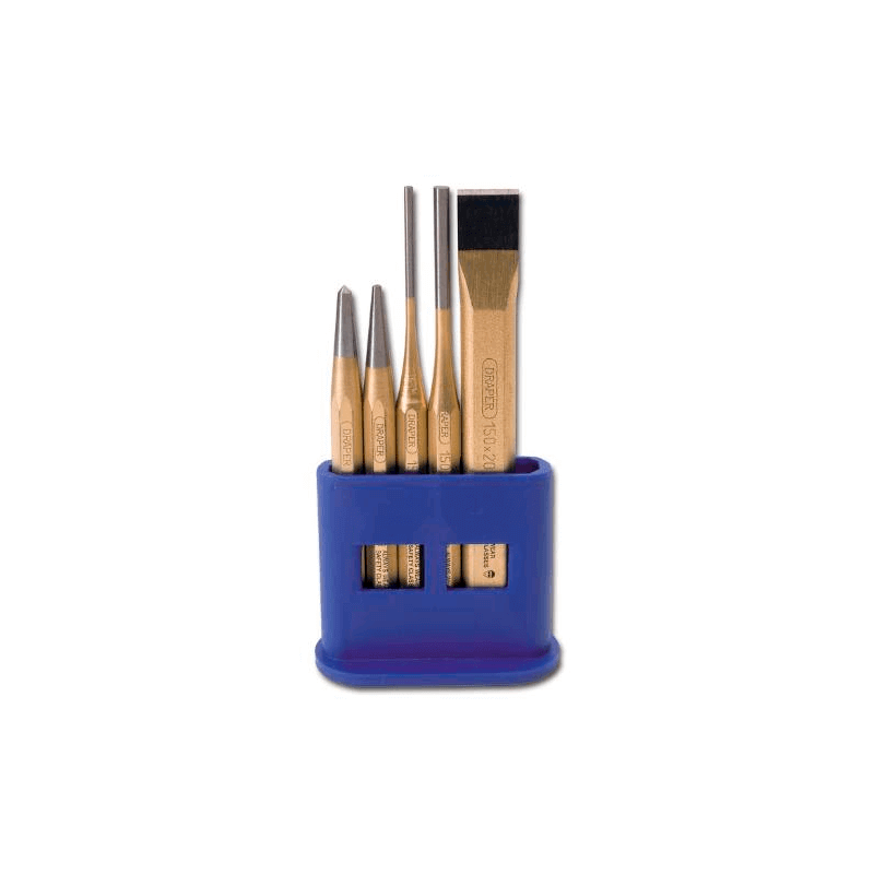 DRAPER Set of 5 punch tools 8913042