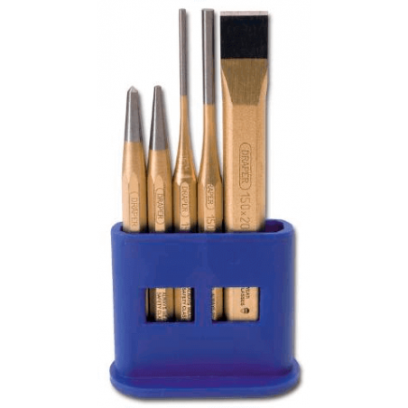 DRAPER Set of 5 punch tools 8913042