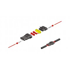 BIHR Generic female cable terminal 0.85 MM-1.25 MM 891354