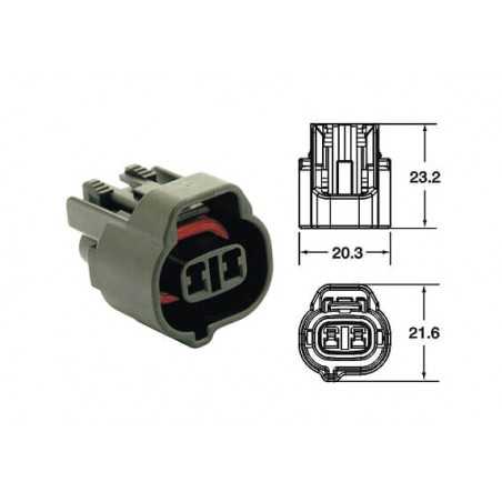 BIHR 2-way female cable terminal 090 SMTO 5 U 891368VAR