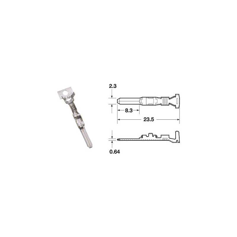 BIHR Female cable terminal 090 SMTO 0.85 MM-1.25 MM - 50 U 891369