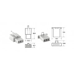 BIHR 3-way connector set 110 ML 0.5MM-0.85MM 5 U 891374