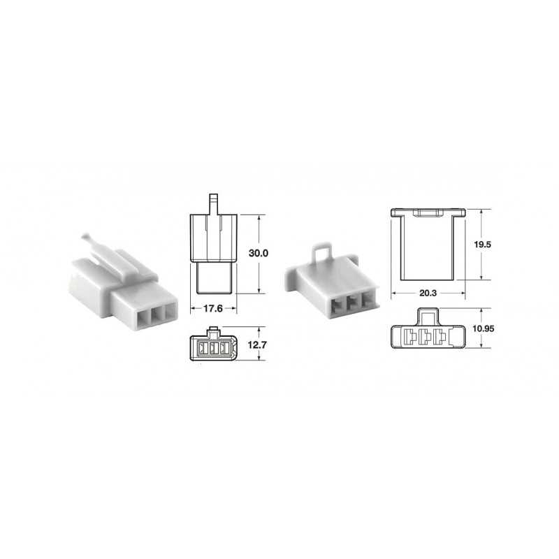 BIHR 3-way connector set 110 ML 0.5MM-0.85MM 5 U 891374