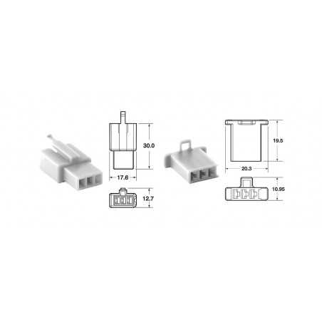 BIHR Juego de conectores 3 vias 110 ML 0.5MM-0.85MM 5 U 891374