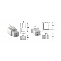 BIHR 6-way connector set 110 ML 0.5MM-0.85MM 5 U 891376