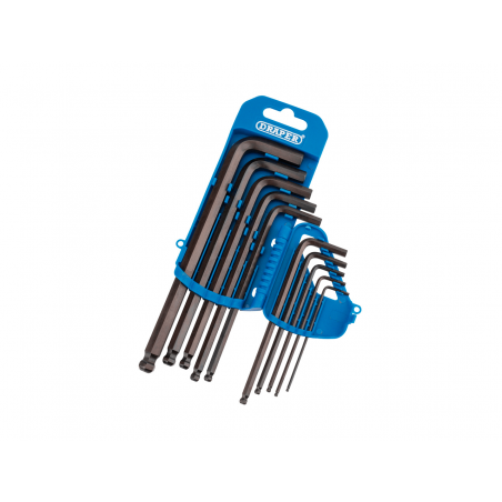 DRAPER Set of 10 male 6-sided wrenches 89207000