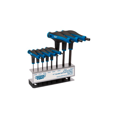 DRAPER Juego de llaves macho 6 caras 8 U 89208000