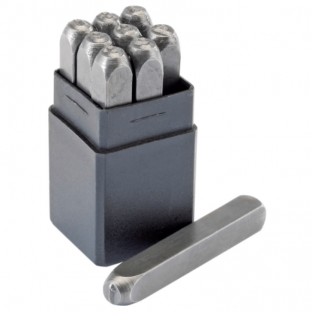 DRAPER Juego de troqueles cifras 0-9 4.5 MM 3-16 89211002