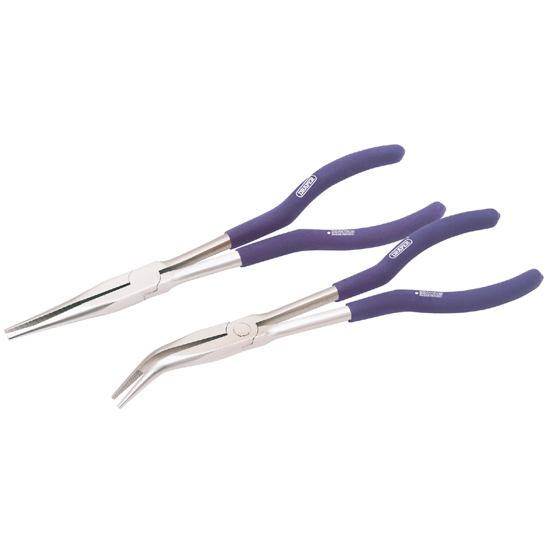 DRAPER Juego de 2 alicates boca recta XL 893080