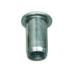 BIHR Steel smooth rivet nuts M5 20 U 893254