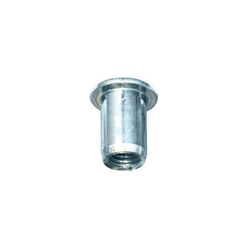 BIHR Tuercas remachables lisa de acero M8 20 U 893256