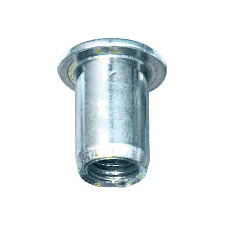BIHR Steel smooth rivet nuts M8 20 U 893256