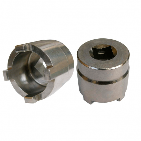 JMP Cylindrical castellated socket for oscillating axle / 4-notch chassis INT28.5MM /EXT37MM 89401009