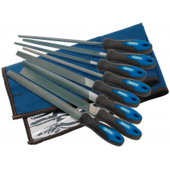 DRAPER Juego de limas planas y escofinas 8 U X 200 MM 8944961