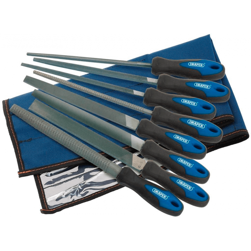 DRAPER Flat File and Rasp Set 8 U X 200 MM 8944961