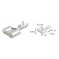 TOURMAX Double female cable terminal UNIVERSAL 89501010