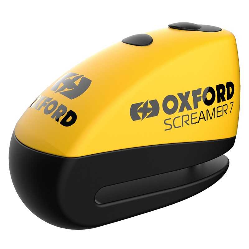 OXFORD Candado de disco con alarma SCREAMER 7 63600063