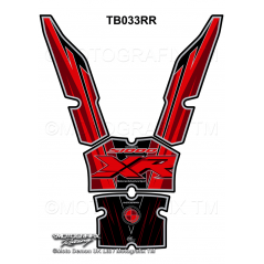 MOTOGRAFIX Adhesive tank protector TB033RR 780762